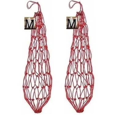 Imagem de Selaria Master 2 Unidades Rede Porta Feno Vermelho