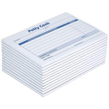 Imagem de Adams Bloco de recibos de dinheiro Petty, livro sem carbono, 12 x 8 cm, 50 cópias por bloco, conjunto de recibos de aluguel, pacote com 12 (9672ABF)