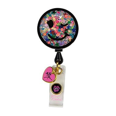 Imagem de Koi Betsey Johnson BA156 Clipe retrátil para crachá, Piscando, tamanho �nico
