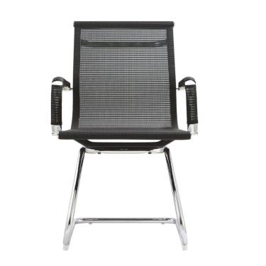 Imagem de Cadeira para Escritório Interlocutor Fixa Sydney Fratini Preto