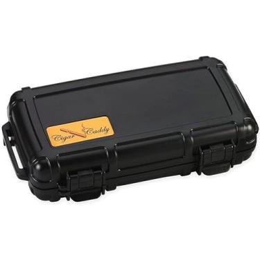 Imagem de Cigar Caddy 3400 umidificador de charutos para viagem à prova d'água para 5 charutos