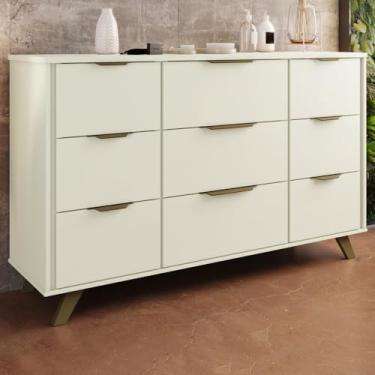 Imagem de Cômoda 9 Gavetas Olimpia Móveis Europa