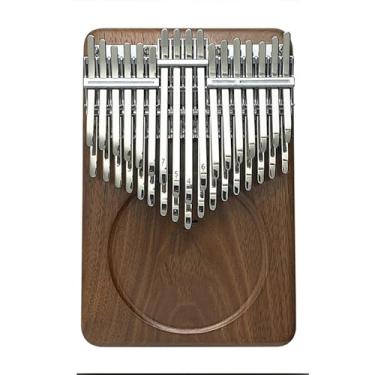 Imagem de Pianos de polegar kalimba de 34 notas de 17 notas piano de dedo profissional kalimba camada dupla kalimba 34 teclas cromático polegar piano kalimba 34 teclas (C plano)
