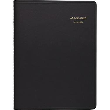 Imagem de Agenda AT-A-GLANCE 709570524, ano acadêmico 2023-2024, 21 cm x 28 cm, grande, preto
