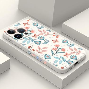 Imagem de LEECG Capa para iPhone 12 Pro, capa de telefone de borracha de silicone líquida fina e fina para iPhone 12 Pro 6,1 polegadas - folha branca