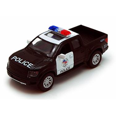 Imagem de KiNSMART 2013 Ford F-150 SVT Raptor Supercrew Police Edition 1:46 Scale Die Cast Metal Model Toy Truck
