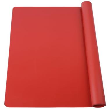 Imagem de Tapetes de silicone extra grandes para balcão de cozinha, jogo americano de silicone de grau alimentício para crianças, tapete de silicone antiaderente para artesanato de panificação, tapete