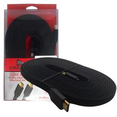 Imagem de Cabo Hdmi Para Hdmi 5 Metros 2.0 Fhd 4K 30Hz Grasep - D-4K02