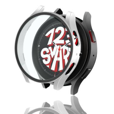Imagem de Capa Case Bumper com Película de Vidro para Galaxy Watch 5 Watch5 40mm