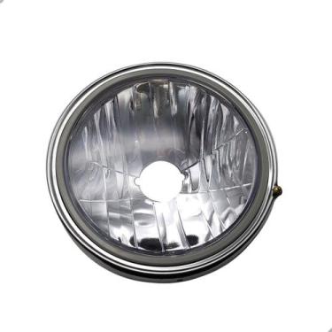 Imagem de Carcaça Farol Aro Cromado Melc YBR 125 05/08 Fazer 250 05/09