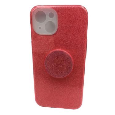 Imagem de Capinha Capa Compatível iphone 13 tela 6.1 Glitter Brilho - sem, pink