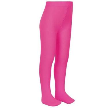 Imagem de Meia-Calça Infantil Lupo 02526-001 Lisa, Rosa frutti, BB
