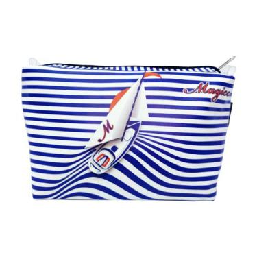 Imagem de Necessaire Feminina Praia Impermeável Viagem Barco Magicc Bolsas