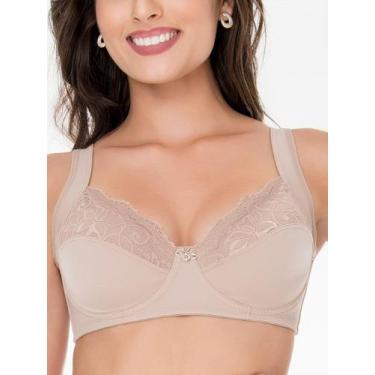 Imagem de Sutiã com Aro e sem Bojo Dilady 123410, Marrom, 50