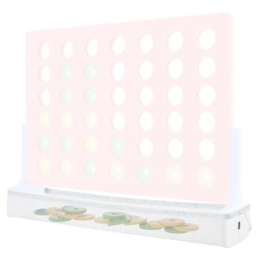 Imagem de Mesh Net Only for 4 in a Row Connect Game, Mesh Bag Pocket with Adjustable Straps to Catch Falling Rings, 4-to-Score Game Jumbo Rings Holder, No Need to Pick Scattered Coins, Board Game Accessories