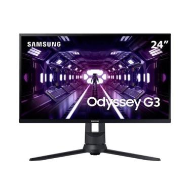 Imagem de Monitor Gamer Samsung Odyssey 24", Fhd, 144Hz, 1Ms, Com Ajuste De Altu