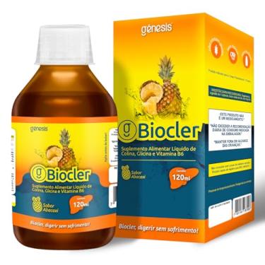 Imagem de Biocler 120ml (Colina, Glicina e Vitamina B6) Suplemento Sabor Abacaxi Genesis