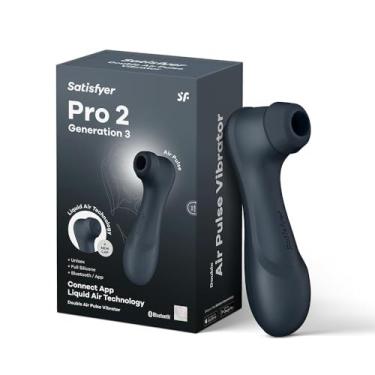 Imagem de Satisfyer Pro 2-3 Generation Connect App Liquid Air Tech Vibração Silicone Controle por Aplicativo Conexão Bluetooth