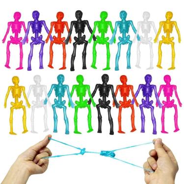 Imagem de Brinquedos elásticos ZMCINER para festa de Halloween, 48 unidades