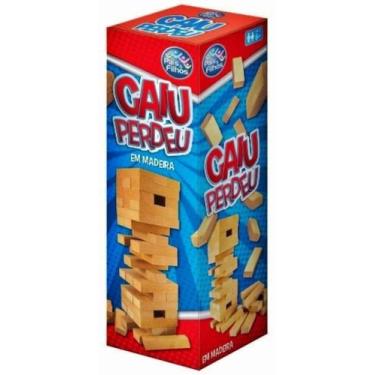 Imagem de Jogo Caiu Perdeu De Madeira 7460 Pais e Filhos - PAIS & FILHOS