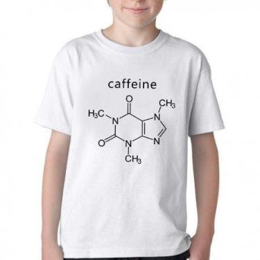 Imagem de Camiseta Infantil ou adulto Fórmula Cafeína  Blusa Criança todos taman