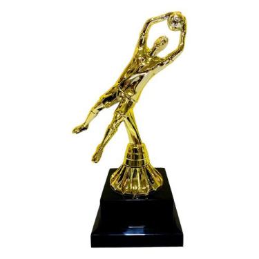 Imagem de Troféu Vitória Vencedor 600023 Goleiro 18cm - Vitoria, Dourado
