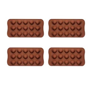 Imagem de 4un Forma Silicone Bombom Moldes fino Doce Docinho Conchinha - yangzi