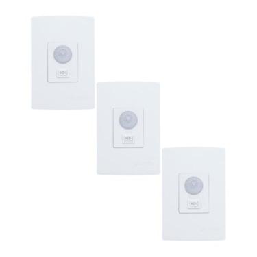 Imagem de Kit Sensor de Presença  Embutir com Chave  Lente 180º  6 Funções  QI6M