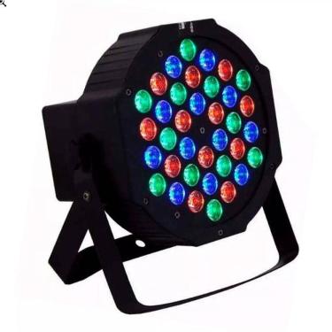 Imagem de Canhão Led Projetor Rgbw 36 Leds Dmx Bivolt Sensível Ao Som