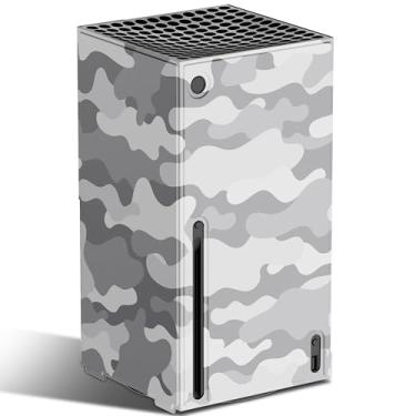 Imagem de Wraps for Xbox Series X Console, Mytrix Custom X-Box Series X Cover Skin, Magnetic Protective Case for Easy Installation,Full Protection -Gray Camo