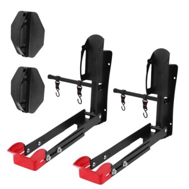 Imagem de Hutigertech Suporte de parede giratório para bicicleta, sem necessidade de levantamento pesado, suporte de parede para bicicleta (pacote com 2)