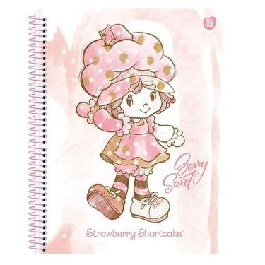 Imagem de Caderno Colegial 160Fls 10Mat Moranguinho Capa 3 - Animativa