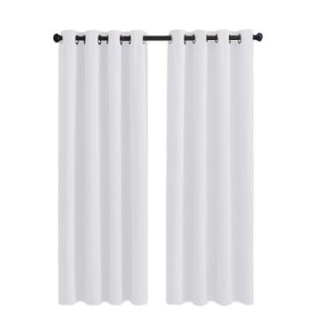 Imagem de Cortina Alice Para Sala Quarto Cozinha 3,00X1,80m Branca - Home Fernan