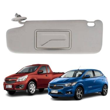 Imagem de Quebra Sol Com Espelho Gm Montana Onix 2012/.. Ld Esquerdo