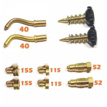 Imagem de Kit Gicle Carburador Duplo Solex 32 Brasilia Fusca Kombi