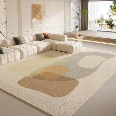 Imagem de HJZSZX Tapete de chão de carpete para sala de estar Tapete de mesa lateral Linhas Quarto Estudo Patchwork Carpet, SJR, 5,120X160CM (3,9X5,3FT)