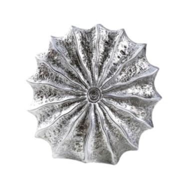 Imagem de IEUDNS Vaso de flor de concha vaso decorativo vaso elegante arranjo de flores, Prata Grande