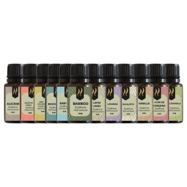 Imagem de Kit Forte  12 Essências Aromatizantes P/ Difusor Nattuaromas