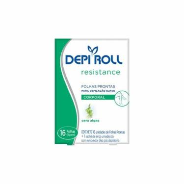 Imagem de Depilatorio Depiroll Folha Corporal Com 16un Algas