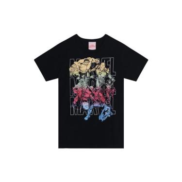 Imagem de Camiseta infantil menino dos vingadores Brandili-Masculino