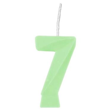 Imagem de Vela de Aniversário Candy Verde - 1 Unidade - Regina, 7
