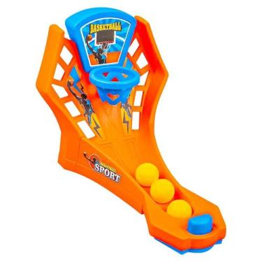 Imagem de Jogo Mini Basquete Brinquedo De Mesa Infantil Para Família Acerte A Ce