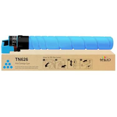 Imagem de MS.R TN626 TN328 TN330 TN628 Cartucho de toner compatível com TN626 ciano com Konica Minolta Bizhub C300i C360i C250i C7130i C450i C550i C650i (1 pacote)