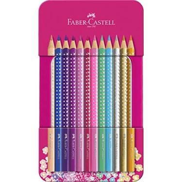 Imagem de Faber-Castell Lápis de cor brilhante - Lata de 12