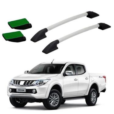 Imagem de Rack Teto Longarina L200 Triton 2011 2012 2013 Prata Colado - Solar