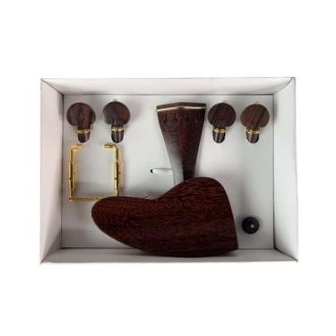 Imagem de Kit Montagem Violino Tamarindo Hill Beber Heart Gold 4/4 - PMP