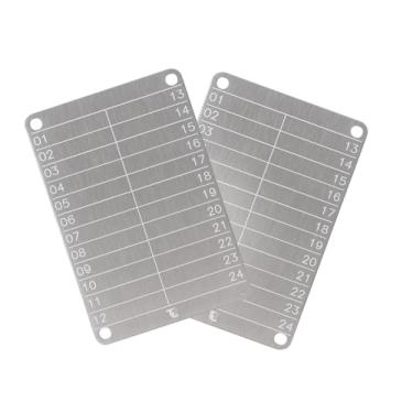 Imagem de Cold Wallet de Metal – Proteção à Prova de Fogo e Água para Seed Phrase | Compatível com Ledger, Trezor, Keystone (85 x 55 mm, UN, 2)