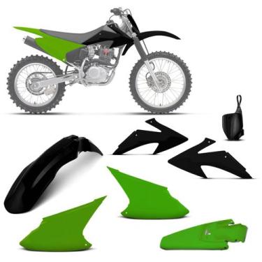 Imagem de Kit plástico personalizado crf 230f 2008 à 2014 - 5 itens (paralama di