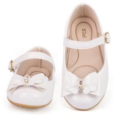 Imagem de Sapatilha Infantil Feminina Menina laço Borboleta e Pérolas 1011-Feminino