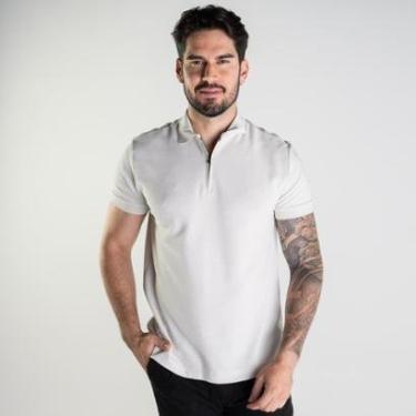 Imagem de Camisa Polo Aramis Ottoman Cinza Claro-Masculino